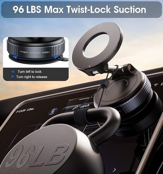 Mobile Suction-Magnetic Holder